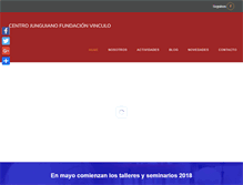 Tablet Screenshot of centrojunguiano.com.ar